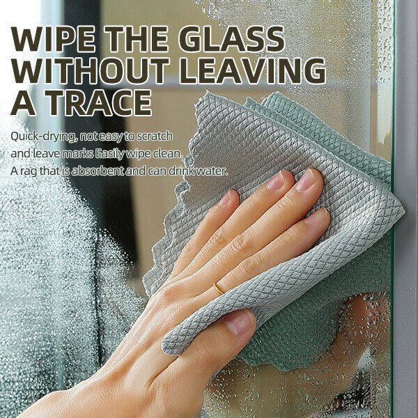 2022 Winter Best Saler Fish Scale Microfiber Polishing Cleaning Cloth